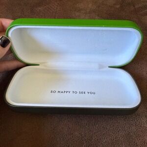 Kate Spade Glasses Case Green/Black